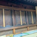 平等寺　十九社　改修工事